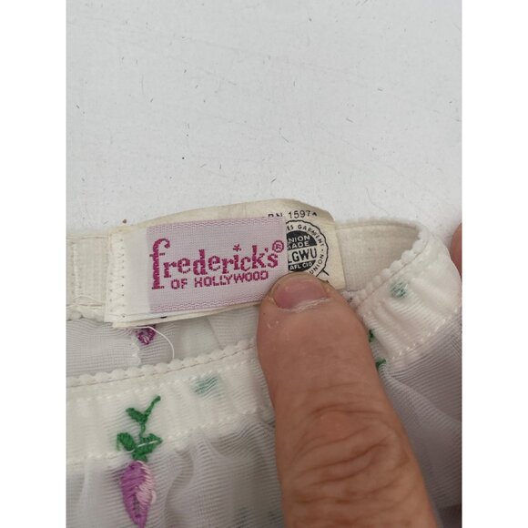 Vintage Garters 2  Frederick’s of Hollywood 1 da Notte S 1 with matching panties - Picture 4 of 9